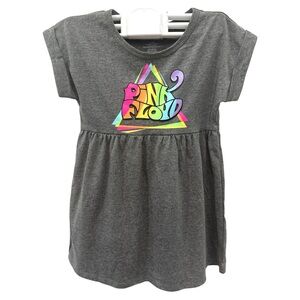 PINK FLOYD Girl short sleeve Dress Size XS 4/5 Colorful Boho Festival Swing NWOT